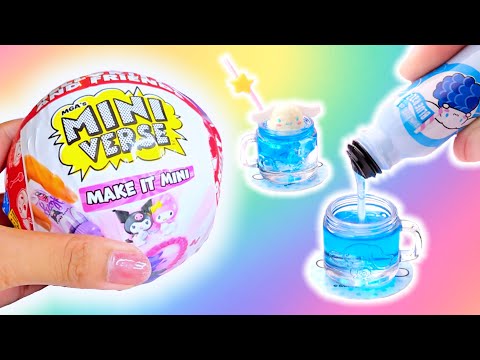 MAKING CINNAMOROLL MINI FOOD! Sanrio MiniVerse, My Melody, Hello Kitty and More!