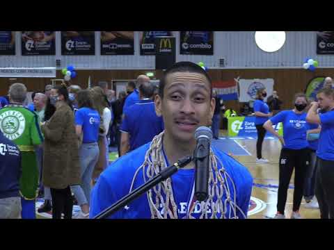 20210527 Zorg en Zekerheid Leiden - Den Bosch, Game 3 DBL finale, prijsuitreiking en interviews