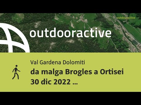 da malga Brogles a Ortisei 30 dic 2022 14:18:09