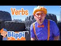 Learning Verbs With Blippi And The Excavator Digger Construction Vehicles For Kids