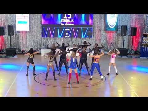 2022.11.26. Fireballs - Girls nagyformáció, Főnix SE, döntő, MB, Eger