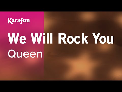 Karaoke We Will Rock You - Queen *
