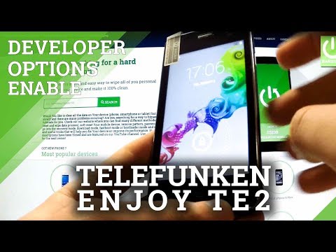 Enable Developer Options in TELEFUNKEN Enjoy TE2 - Turn on USB Debugging