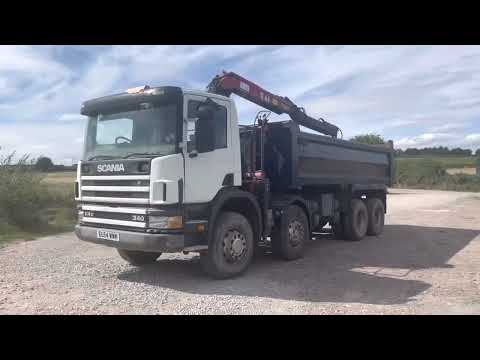 SCANIA 114 380 tipper grab. 8x4 manual gearbox.