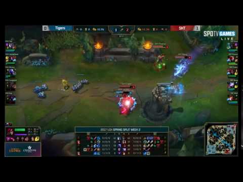 SKT Bang Play Ashe /// fail 3/// Vs ROX Tiger *LCK 2017
