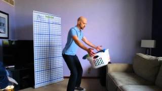 NPI's Everyday Postural Guide: Picking up Laundry Baskets