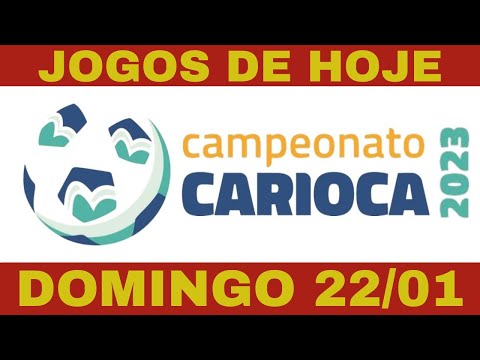 JOGOS DE HOJE - DOMINGO 22/01 - CAMPEONATO CARIOCA 2023 - 3ª RODADA - JOGOS DO CAMPEONATO CARIOCA
