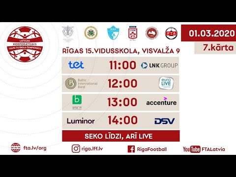 Latvijas korporatīvā telpu futbola čempionāta 7.kārta