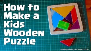 How to Make a Kids Wooden Puzzle