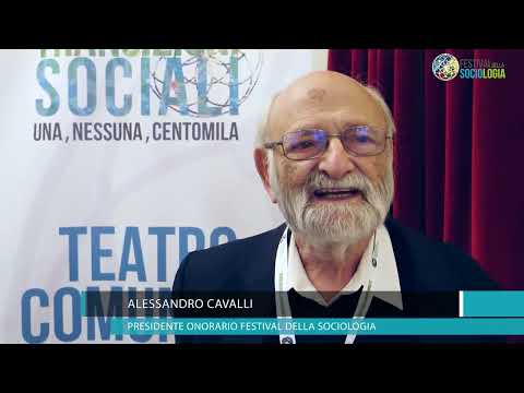 Alessandro Cavalli - Presidente Onorario Festival della Sociologia