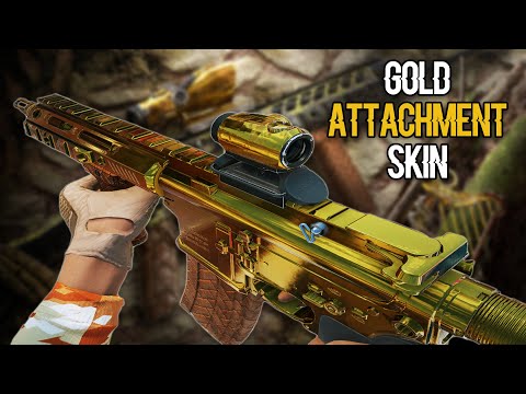 Y6S4 Seasonal GOLD ATTACHMENT SKIN + Gold Weapon Skin - Showcase IN-GAME - Rainbow Six Siege