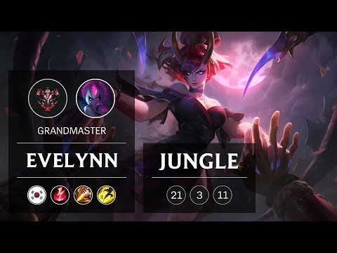 Evelynn Jungle vs Gragas - KR Grandmaster Patch 9.3
