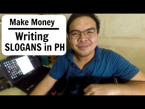 How to Earn 2500 pesos up to 10,000 pesos Online Philippines Writing Slogans 2017 Tagalog Video