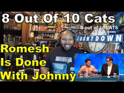 Romesh Ranganathan is DONE with Johnny Vegas 8 Out of 10 Cats Does Countdown Best Comedian Reaction