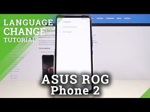 How to Change Language in ASUS ROG Phone 2 – Language List