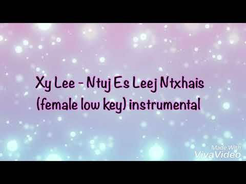Xy Lee - Ntuj Es Me Leej Nxhais (female low key) instrumental