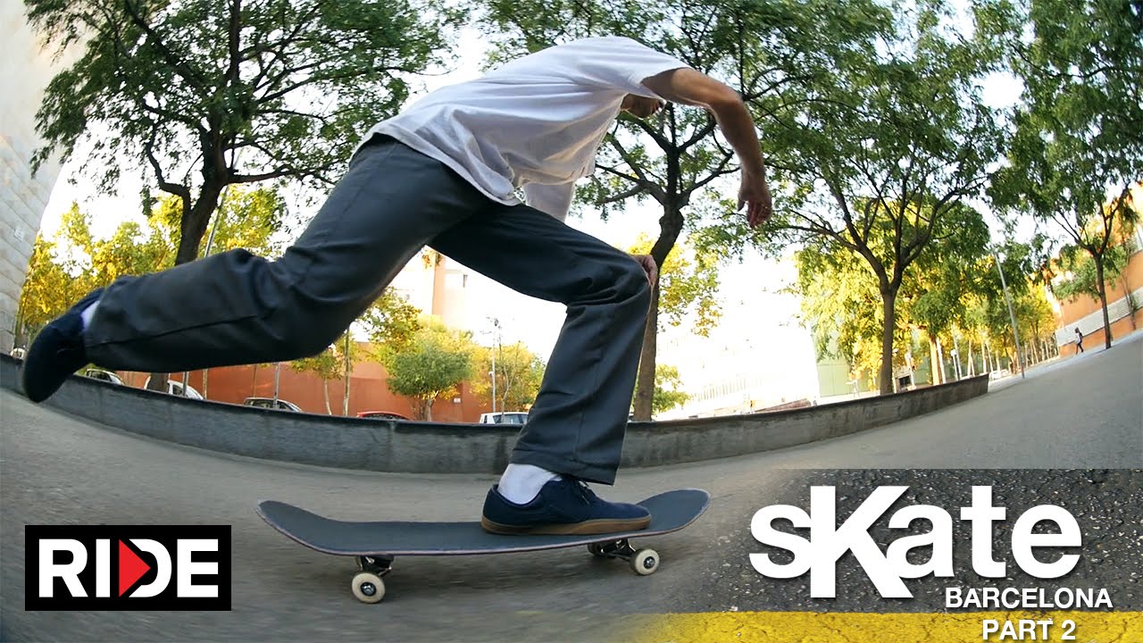 Jesús Fernández patinando en Barcelona (Parte 2)
