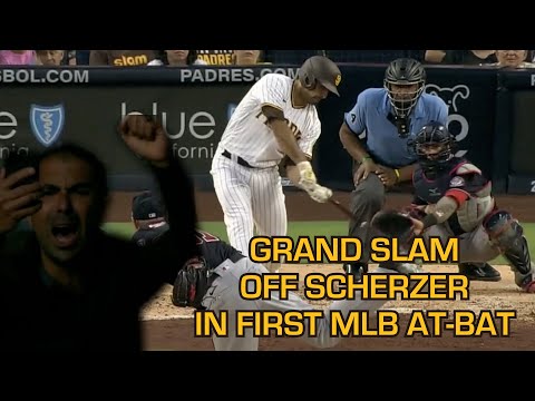 Padres reliever Daniel Camarena hits a grand slam off Max Scherzer, a breakdown