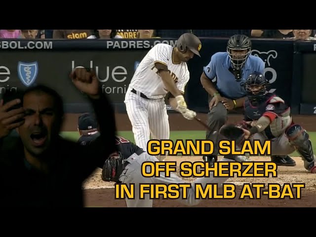 Padres reliever Daniel Camarena hits a grand slam off Max Scherzer, a breakdown