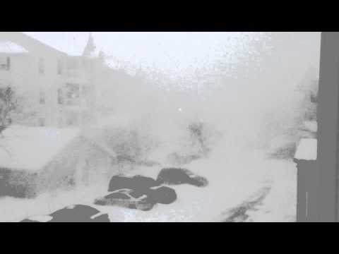 Winter storm Juno 1/27/15. West Peabody, MA