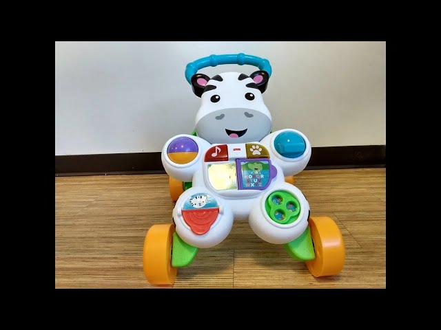 Vídeo relacionado con Fisher-Price Aprende Conmigo Zebra Walker Juguetes, Individual, Multicolor, Sustainable Packaging (Mattel GXC31)