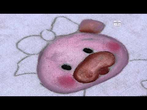 Mulher.com 26/03/2013 Beth Martelli - Pintura em tecido pano de copa Parte 1