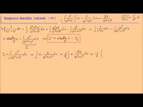 Integrarea functiilor rationale (10)