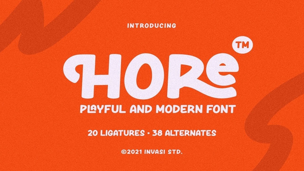 Hore   Playful Font Font Free Download