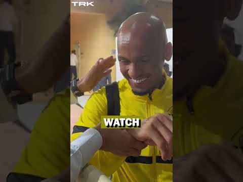 Fabinho was gifted a watch by a big fan in SAUDI-ARABIA