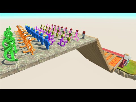 Challenge Creepy Monster Lava + Monster Plant and Water - ARBS