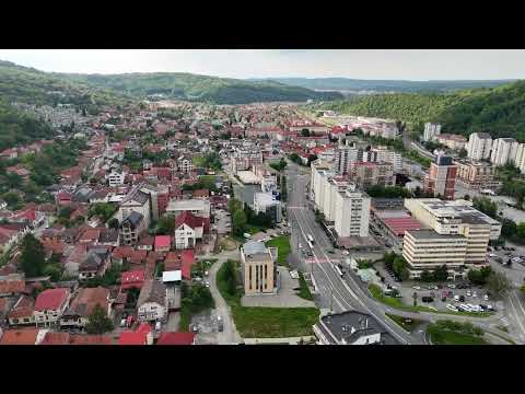 Zbor peste Reșița, orașul marilor uzine din Banat