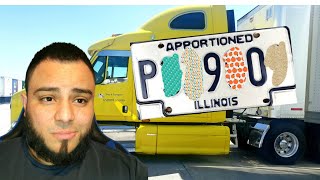 Renewing my IL apportion plates/ Trucker/ owner operator/renovando placas