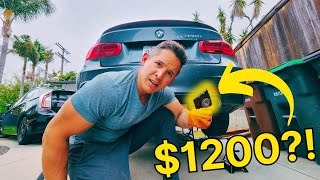 Save $1200 By Fixing This Common BMW Scraping Sound Yourself | F30 Parking Brake Cable Clip