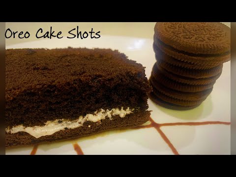 Oreo Cake Shots| सिर्फ़ दो चीज़ों से बनेगा ये आसान एगलैस केक गैस पर ही। Ayushi Jain Bansal