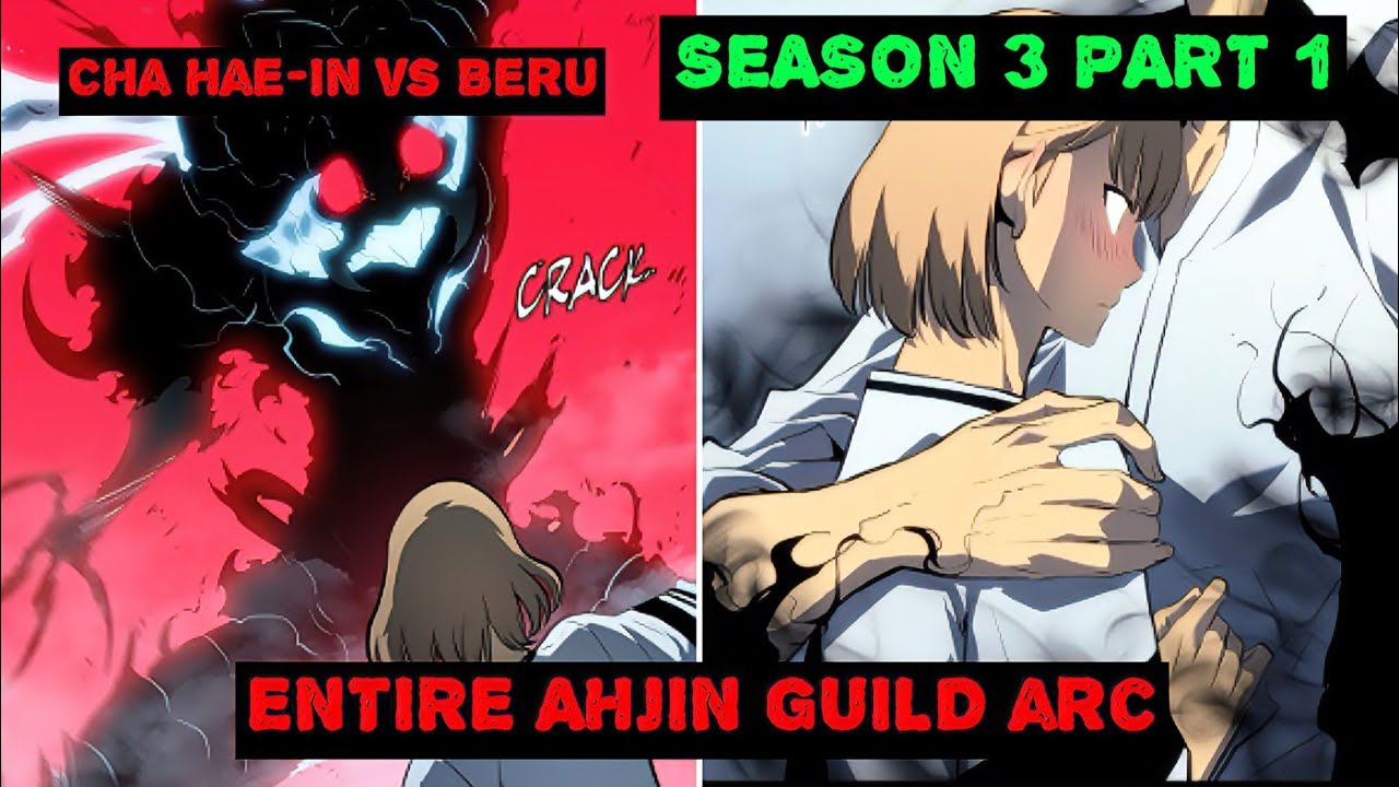 Solo Leveling Entire Ahjin Guild Under 73 Minutes (Manhwa Version)