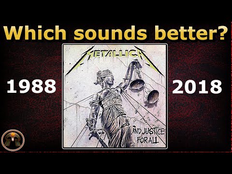 METALLICA (original vs. remaster) ...And Justice For All メタリカ メタル・ジャスティス