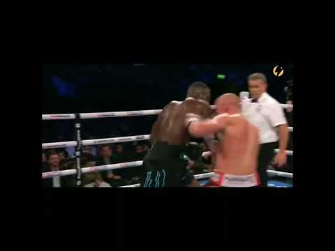 Lawrence Okolie disrespect Michal Cieslak with a Brutal Punch's to the face  | Slow Mo