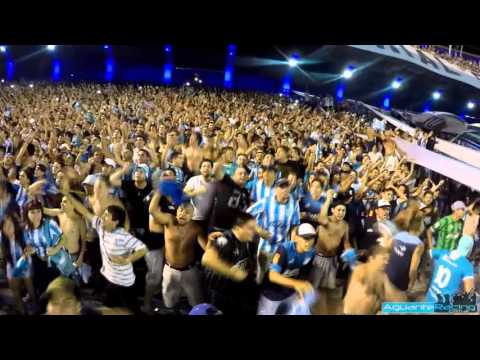 "Suena Muchachos, y el Cilindro explota vs S.M. San Juan" Barra: La Guardia Imperial &bull; Club: Racing Club