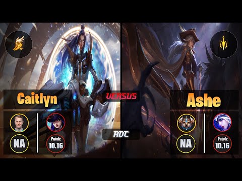 Zven CAITLYN (ADC) [Fleet Footwork] VS ASHE - Challenger NA Patch 10.16