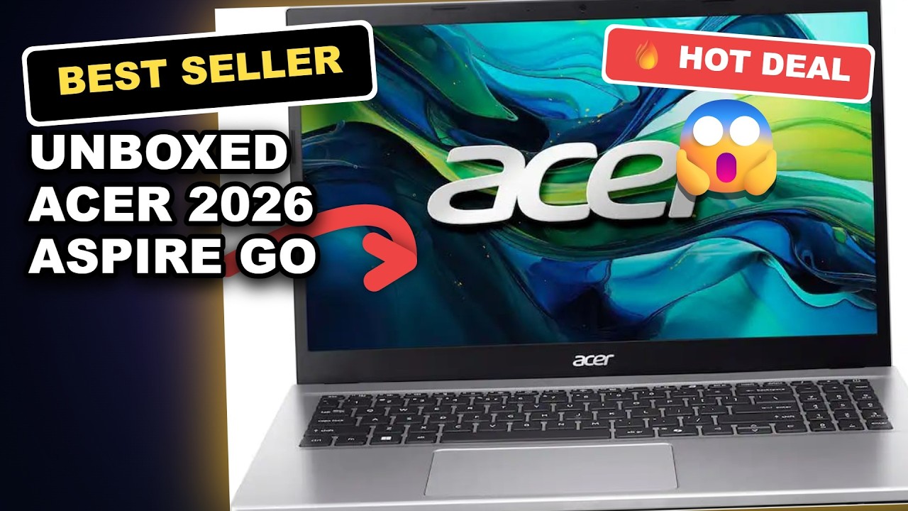 Unboxed Acer 2026 Aspire Go 15: Powerful 8-Core Ryzen 7 7730U, 15.6 FHD, 64GB RAM, 8TB SSD
