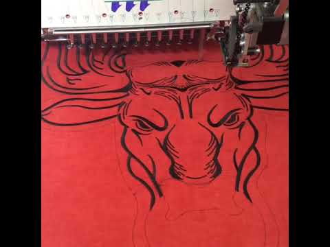 Вышивка на фартуках для официантов