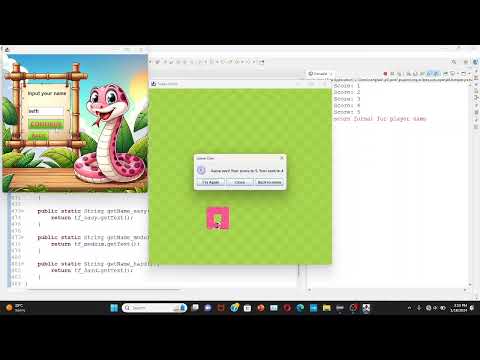Demo Snake Game Using Java Eclipse