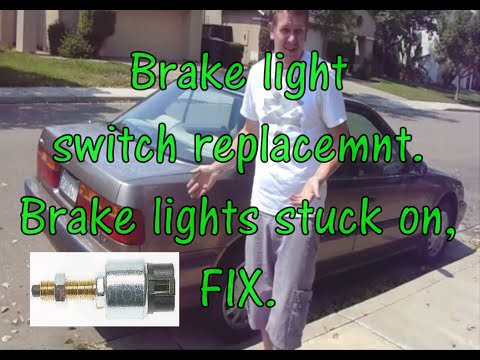 Brake light switch replacement on a Honda accord butits the same on hella vehicles!
