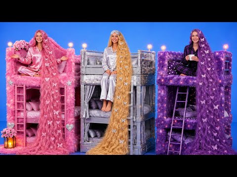 The Great Hair Battle: Thick vs. Thin Hair! 😂 A Beauty Struggle We All Live 🎀