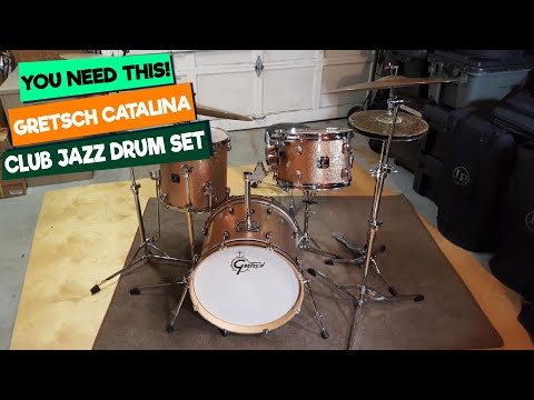 Gretsch Catalina Club Jazz Drum Set Review: The BEST Compact Kit for Gigs & Practice