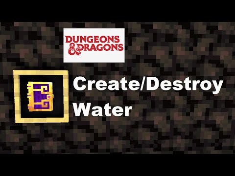 Making Create/Destroy Water a Ars Nouveau Spell - Minecraft 1.16.5 - DND 5e