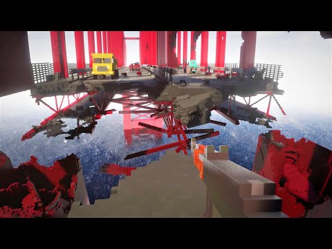 Play with Physics bridge Long With Traffic Map | Teardown