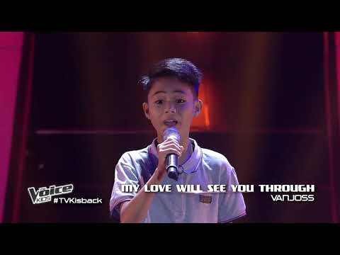 VANJOSS sings "My Love Will See You Through" | The Voice Kids Philippines 2019