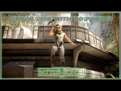 Battlefront 2: Leia With No Poncho Mod