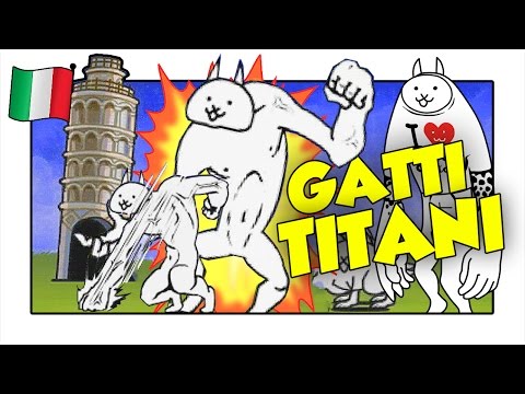 L'ESERCITO DI GATTI GIGANTI ATTACCA L'ITALIA! - The Battle Cats ITA